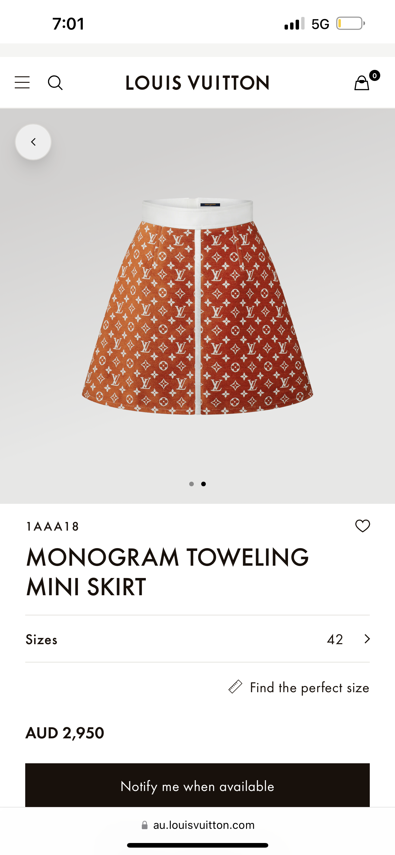 Louis Vuitton Monogram Toweling Jacket